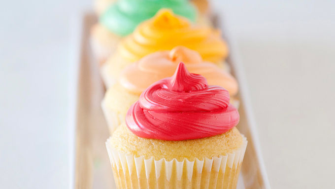 Rainbow of Cupcakes