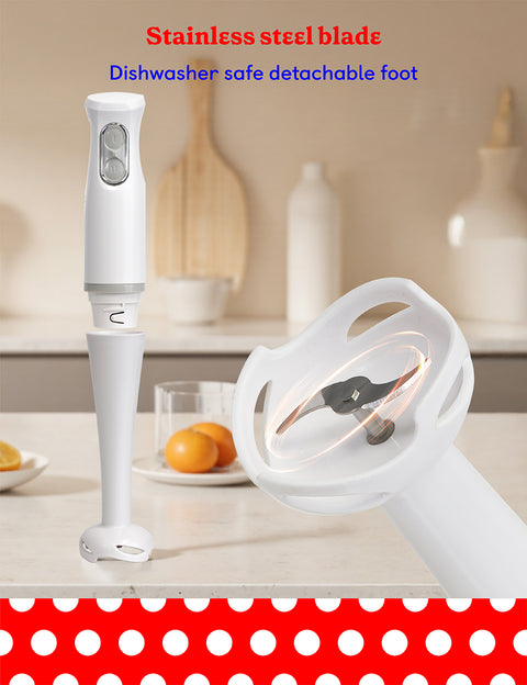 Betty Crocker 2-SPEED Hand Blender WITH MIXING BEAKER & LID