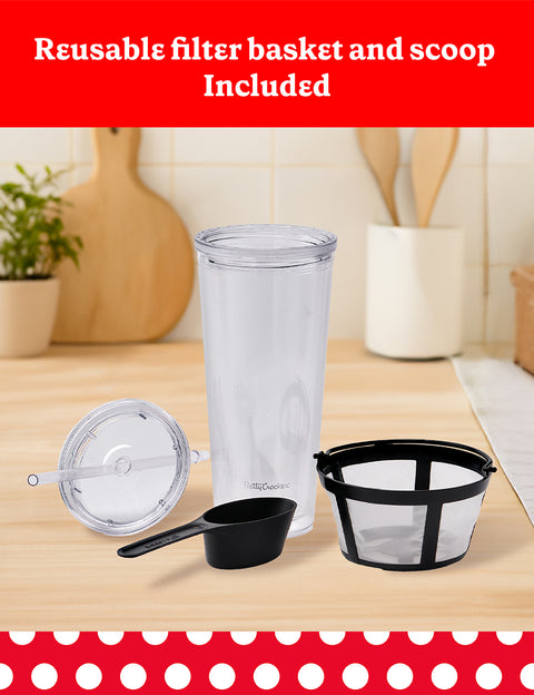 Betty Crocker Coffee Maker for Iced & Hot Brew