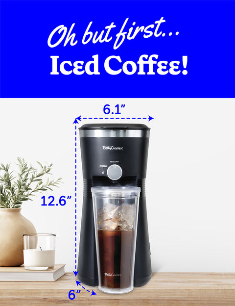 Betty Crocker Coffee Maker for Iced & Hot Brew