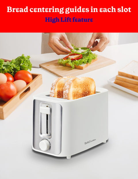 Betty Crocker 2-Slice Toaster, 900W