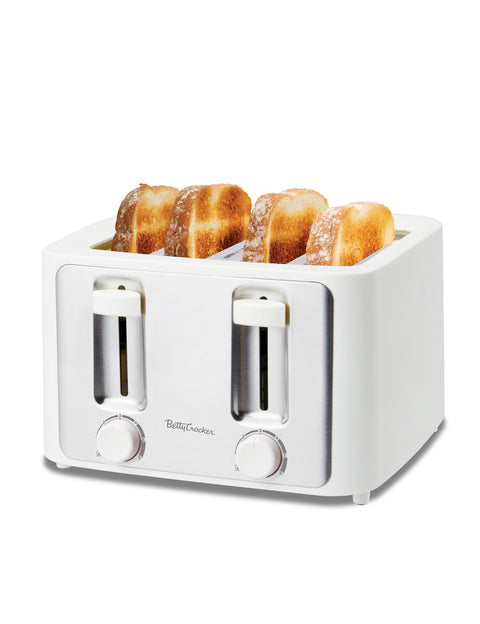 Betty Crocker 4-Slice Toaster, 1500W