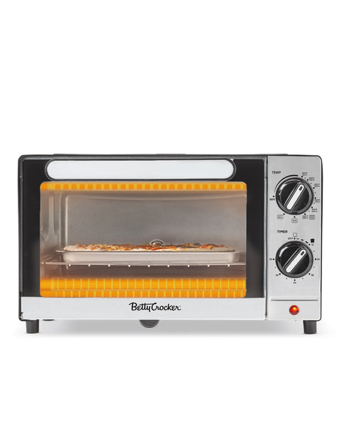 Betty Crocker 9L Toaster Oven, 2-Slice Toaster
